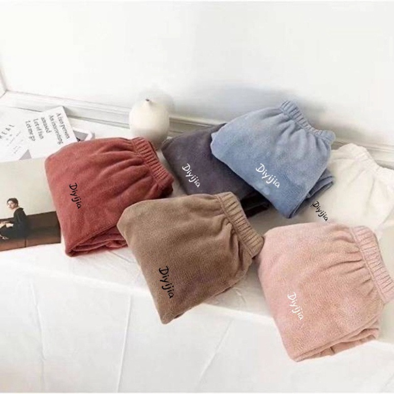 Quần Nỉ Bông Nữ Lông Cừu Siêu Ấm, Dày, Quần Chuẩn Hàng Quảng Châu QB