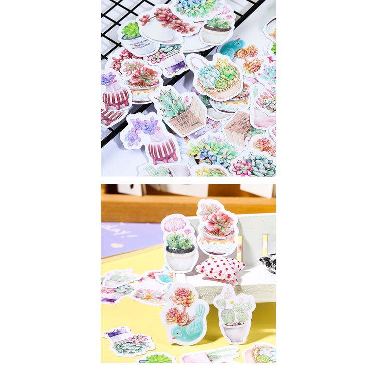 Bộ 45 miếng nhãn dán trang trí đa năng cao cấp