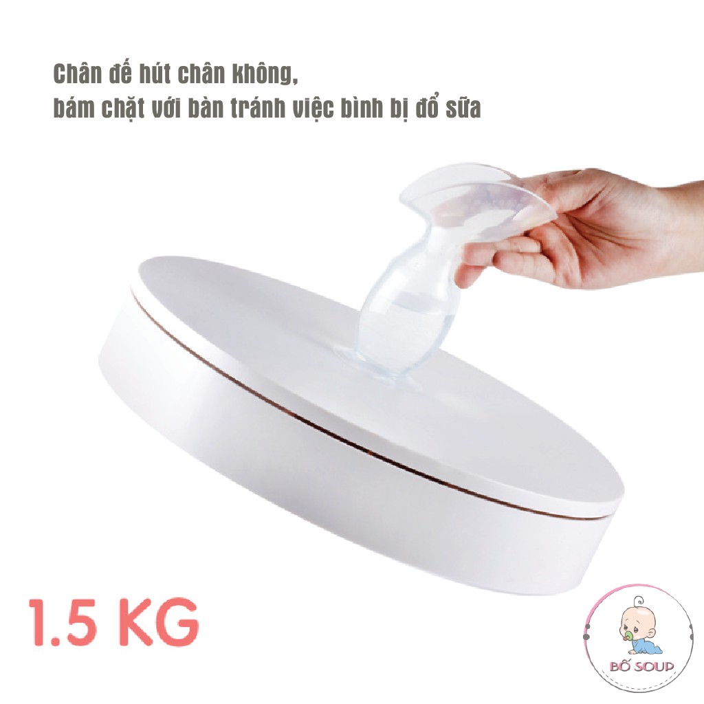 Cốc Hứng Sữa Silicon An Toàn Tiện Lợi