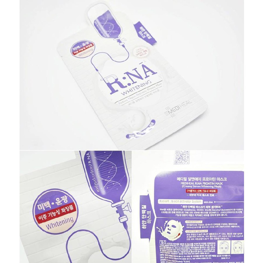 Mặt Nạ Làm Trắng Sáng Da Mediheal R:NA Proatin Mask 25ml | Shopee Việt Nam