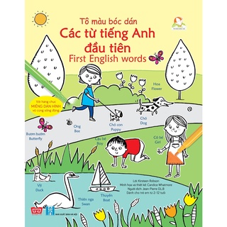 Sách - Tô màu bóc dán (bìa mềm)