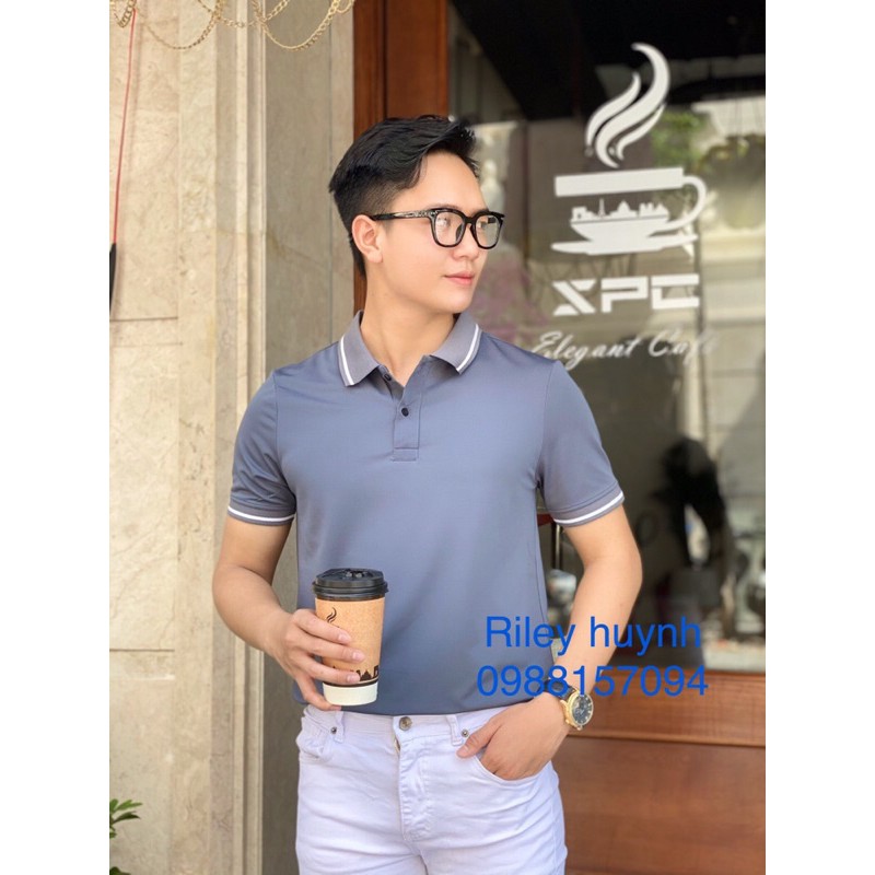 ÁO THUN NAM CỔ BẺ VIỀN riley huynh | BigBuy360 - bigbuy360.vn