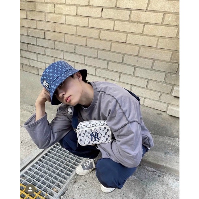 [Full Tag code] Túi đeo chéo MLb monogram mini 2 món sẵn 3 màu tqxk hàng đẹp
