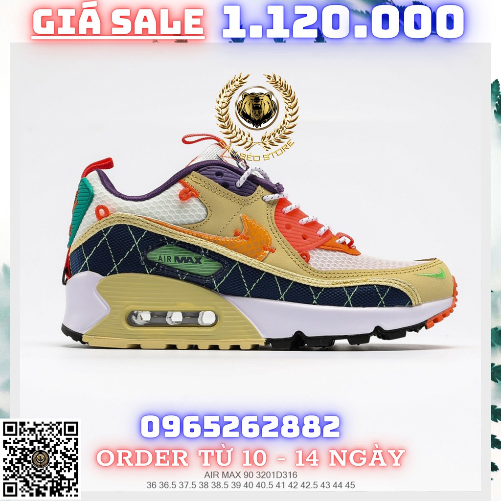 Order 1-3 Tuần + Freeship Giày Outlet Store Sneaker _Nike Air Max 90 Se MSP: 3201D316 gaubeostore.shop