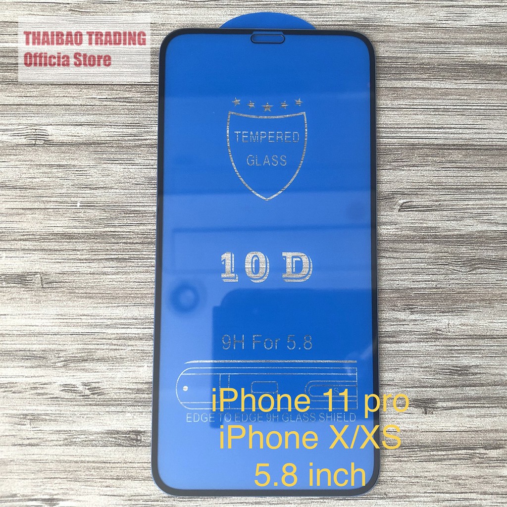 [ CƯỜNG LỰC XỊN GIÁ SIÊU RẺ] KÍNH CƯỜNG LỰC 10D CHO IPHONE CHỐNG BỤI