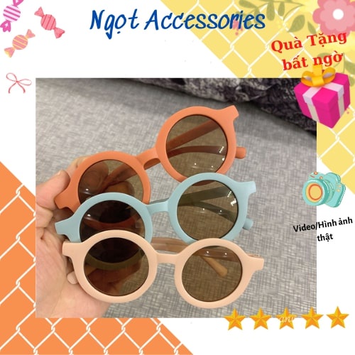 Kính Râm Mát Cho Bé Trai Bé Gái Trẻ Em Thời Trang Ngọt Accessories Phong Cách Hàn Quốc Chống Tia UV