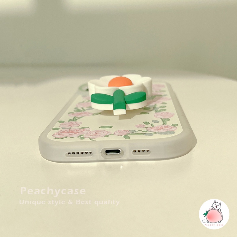 Ốp Điện Thoại TPU Mềm Chống Bụi Hình Hoa Hồng 3D Cho iPhone 13 Mini 12 Pro Max 11 Xr Xs Max X 7 8 Plus 12Mini