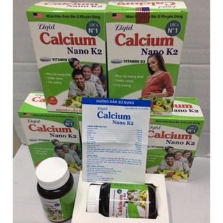 BỔ SUNG LIQUID CALCIUM NANO K2 phù hợp với trẻ em, thanh thiếu niên, Phụ nữ có thai và cho con bú.