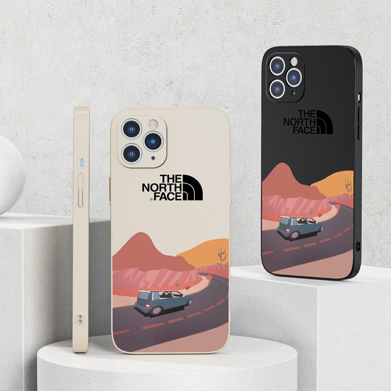 Ốp lưng iphone Ốp điện thoại Suntaiho Silicon mềm hình con đường xe chạy cho iPhone 13 12 11 Pro Max X XR Xs Max 7 8Plus 12Mini 13Mini