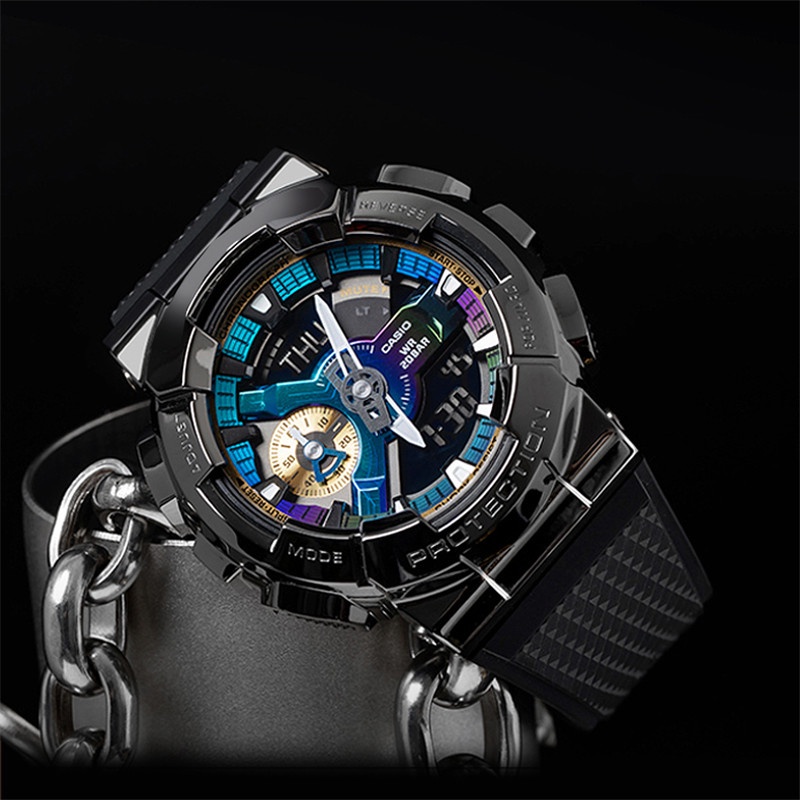 Dây Đeo Đồng Hồ Thể Thao Bằng Silicone Chống Thấm Nước Cho Casio G-SHOCK GM110 GM-110B GM-110-1APR