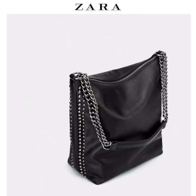 Túi xách nữ da PU mềm dây xích viền tán đinh bao đẹp zise lớn | BigBuy360 - bigbuy360.vn