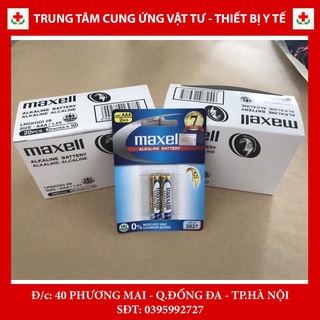Pin AAA Maxell / pin tiểu dùng cho máy đo huyết áp cổ tay, nhiệt kế điện tử