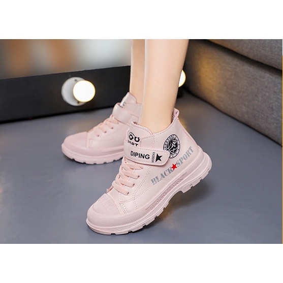 Giày bốt cao cổ bé gái phong cách Hàn Quốc(hàng mới về) B075