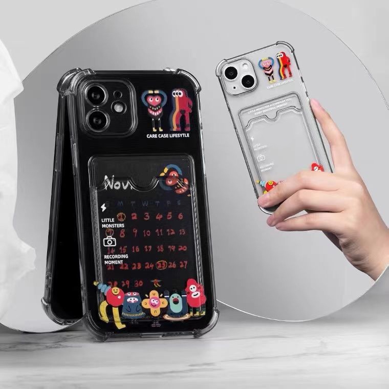 Ốp Điện Thoại Silicon TPU Mềm Trong Suốt Chống Sốc In Họa Tiết Dễ Thương Cho IPhone 14 13 11 12 Pro Max XS XR X 8 7 6S Plus
