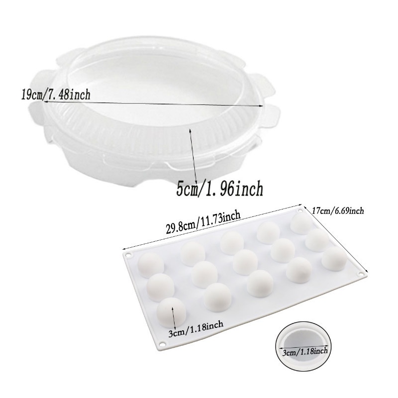 Bộ Khuôn Silicone Làm Bánh Tráng Miệng Hình Quả Trứng Huohou15
