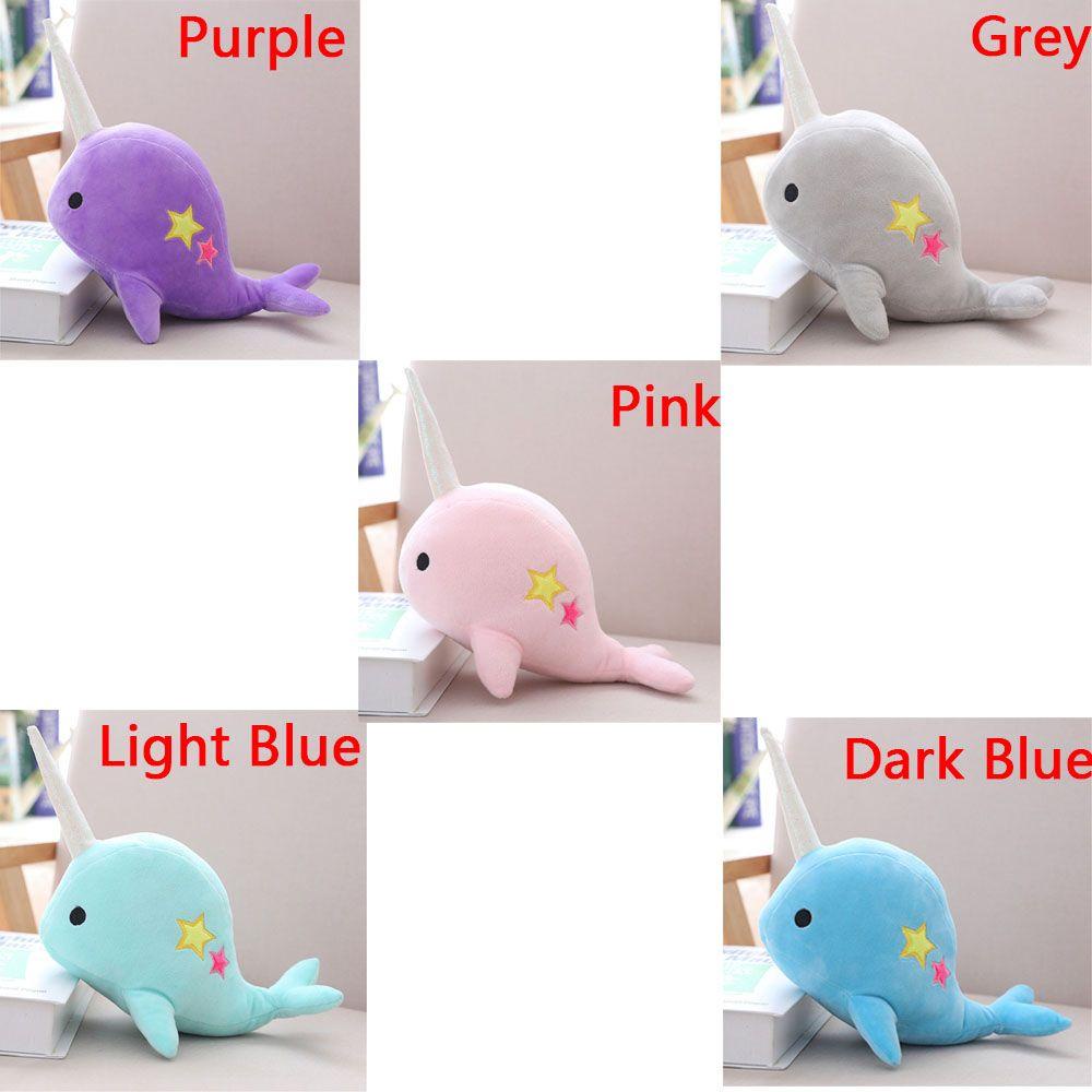 Cá Voi Nhồi Bông Màu Cầu Vồng Cho Bé