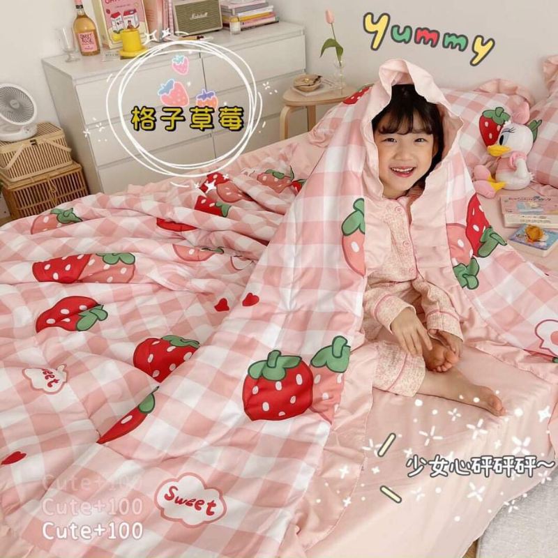 bộ cotton đũi bèo siêu xinh,siêu mềm mịn,mát 💥 khuyến mại sốc tặng kèm vỏ ôm