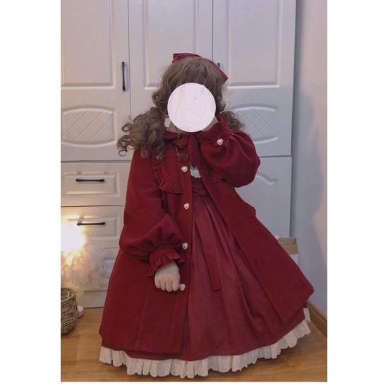YAS0563-Áo khoác Lolita đang dài cổ tròn