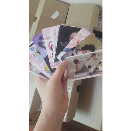 Box mix card des bo góc BTS