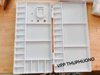 Pallet pha màu ( hình hộp nhựa )