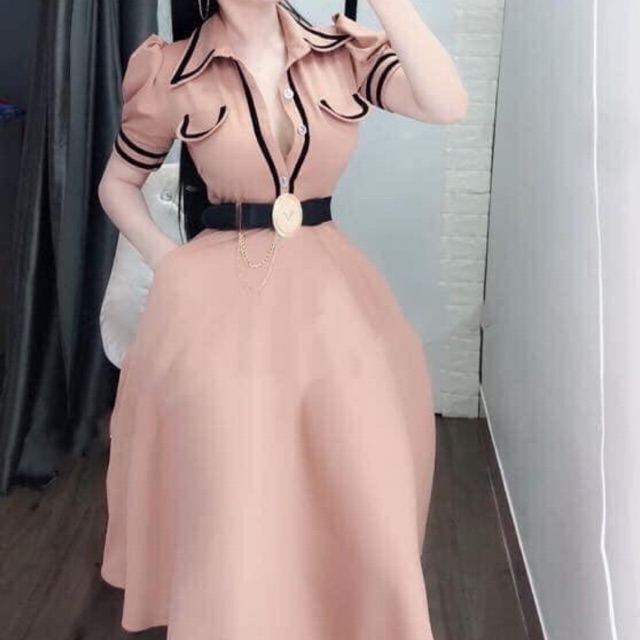 Đầm xoe tiểu thư