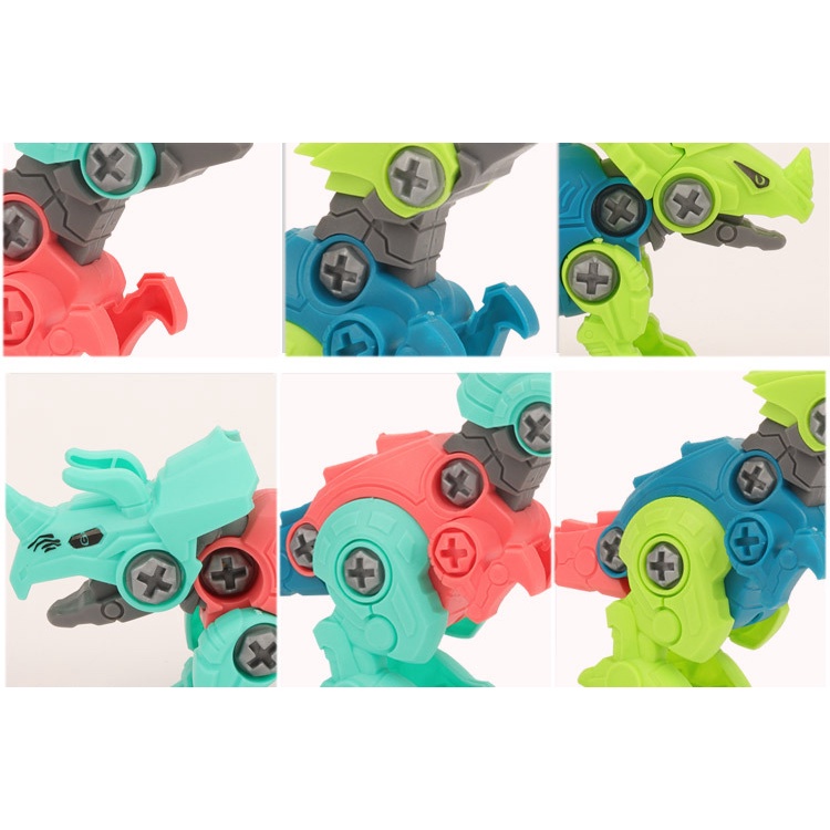 Đồ chơi lego lắp ráp mô hình khủng long giúp bé vận động phát triển trí não thông minh hơn đủ màu sắc