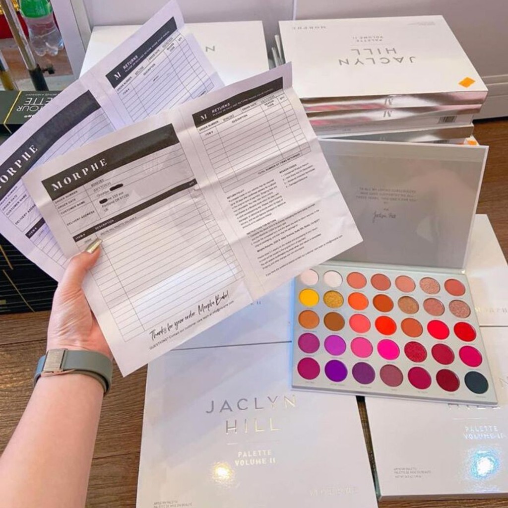 Bảng Phấn Mắt Morphe Jaclyn Hill Volume II MORPHE Chuẩn Auth 35 (HÀNG AUTH có bill )