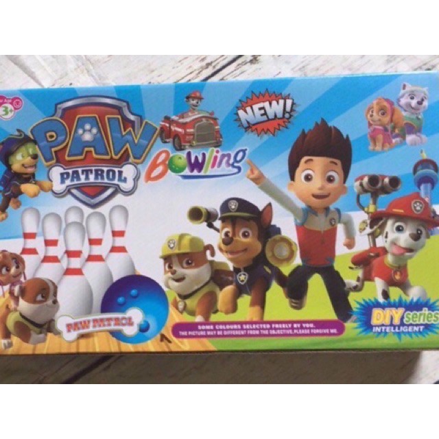 Bộ Đồ Chơi Bowling Paw Patrol 12 Chi Tiết Dành Cho Bé