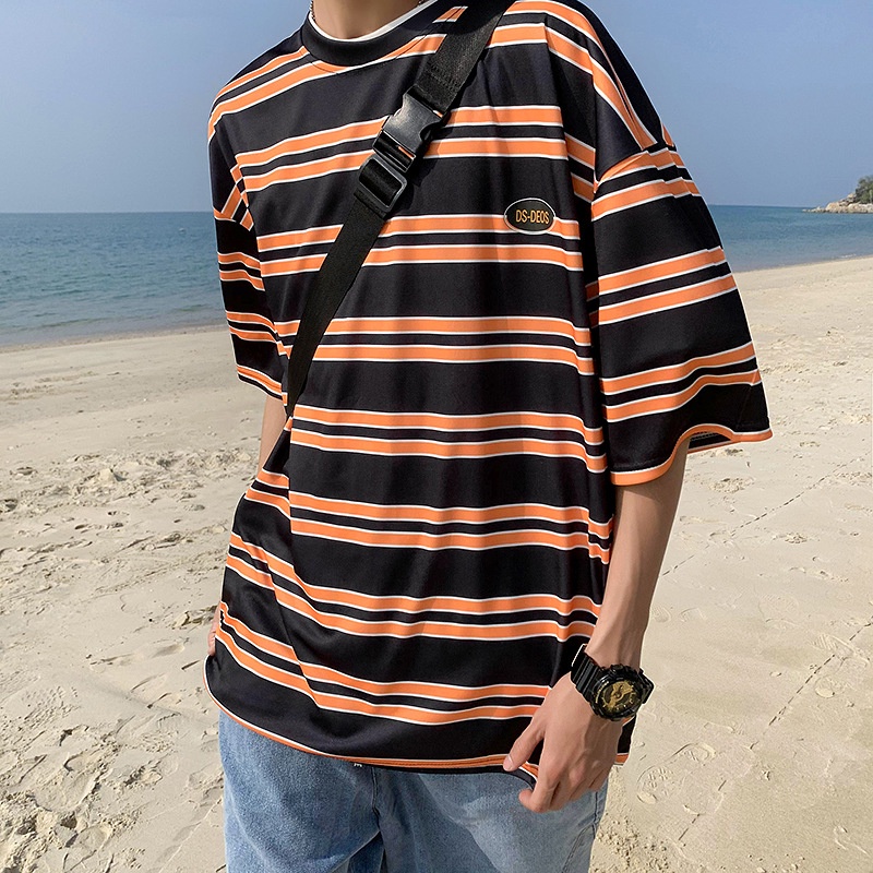 Áo thun AOKANG tay ngắn phong cách dạo phố đi biển thời trang dành cho nam