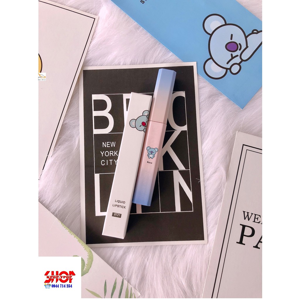 [Miễn ship] Combo gối BT21 35X40CM+Son BT21 handmade chỉ 119k