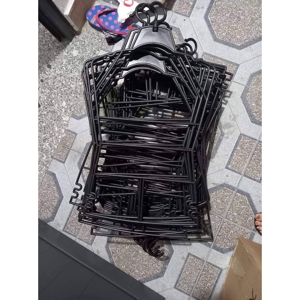 Móc bộ nhựa đen dành cho người lớn 10 móc