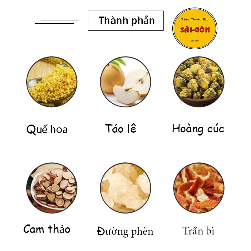 ✅TRÀ BÁT BỬU QUẾ HOA_10 PHẦN