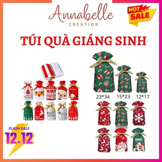 Túi quà Giáng Sinh, Túi dây rút đựng quà Giáng Sinh