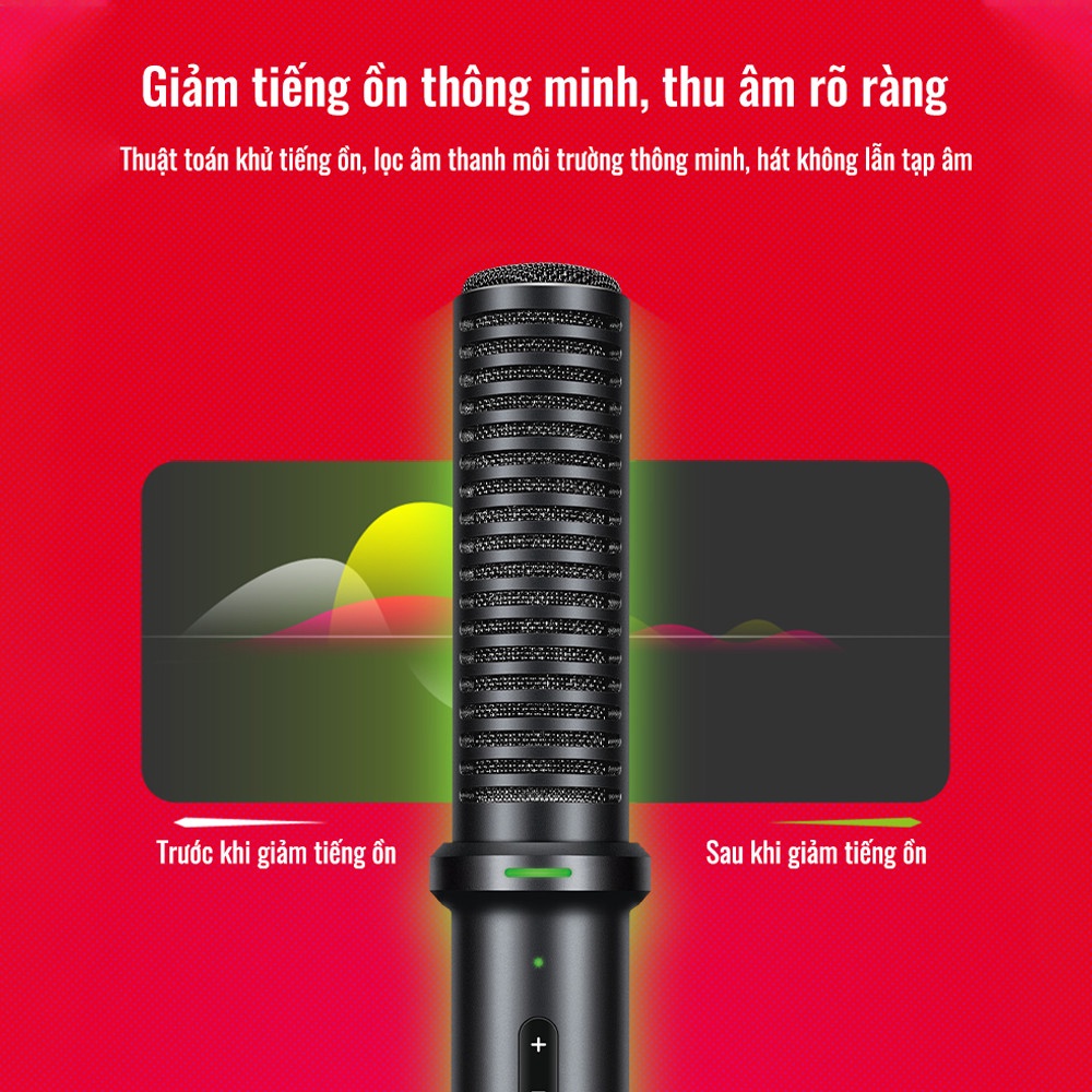 Mic Thu Âm Livestream Hát Karaoke Trên Điện Thoại Takstar PH 200 Chính Hãng Cao Cấp Bảo Hành 1 Năm