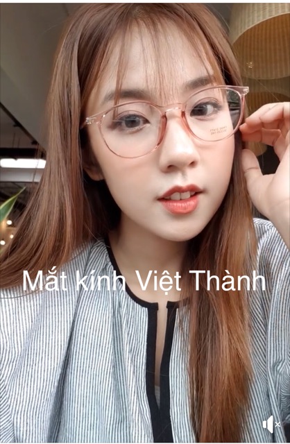 HCM Mắt Kính Cận gọng siêu dẻo 4 màu kính mắt mèo thời trang tròn nhỏ xinh TẶNG MẮT CẬN 1471