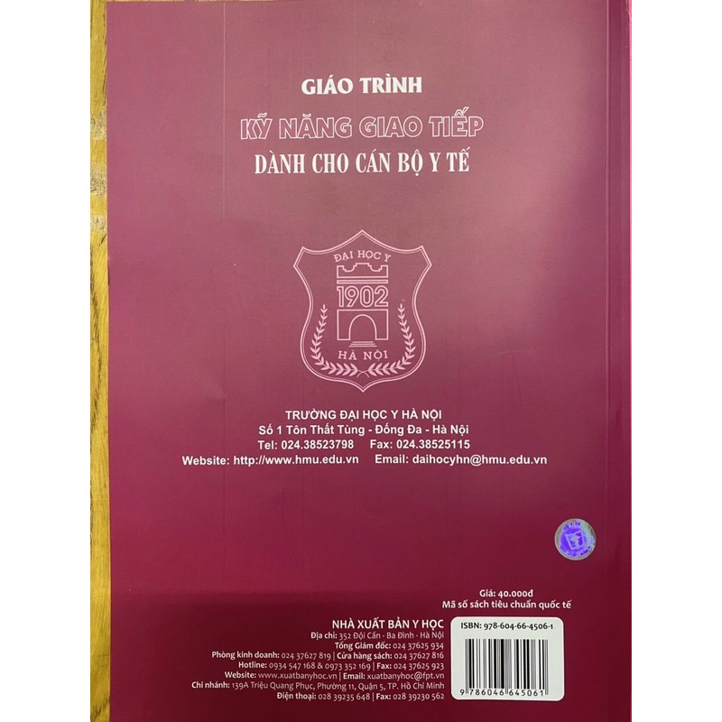 Sách - Giao trình kỹ năng giao tiếp dành cho cán bộ y tế