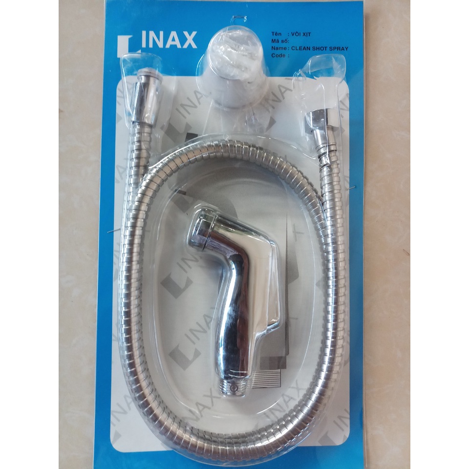 Vòi xịt vệ sinh nhựa linax lực nước mạnh kèm dây có bán tay rời.