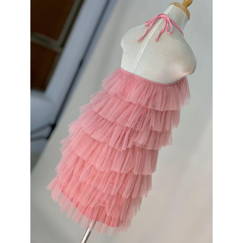 Đầm Suông Lưới 7 Tầng Chất Lưới Mềm Mịn Có Lót (HỒNG) | BigBuy360 - bigbuy360.vn