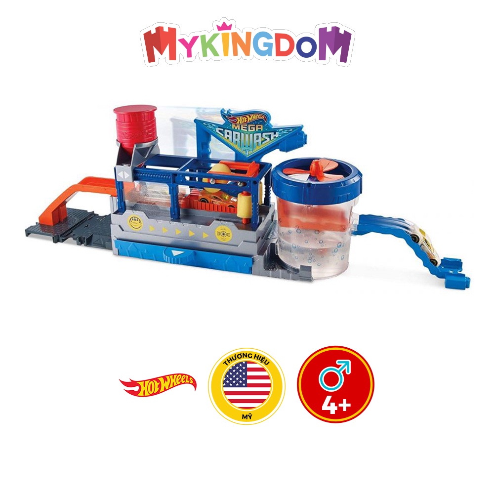 Mô Hình Trạm Rửa Xe Thông Minh Tuyệt Đỉnh HOT WHEELS (FTB66)