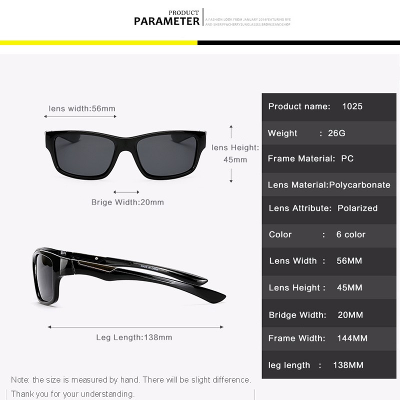 Kính Mát Phân Cực Thể Thao Thời Trang Cho Nam | BigBuy360 - bigbuy360.vn