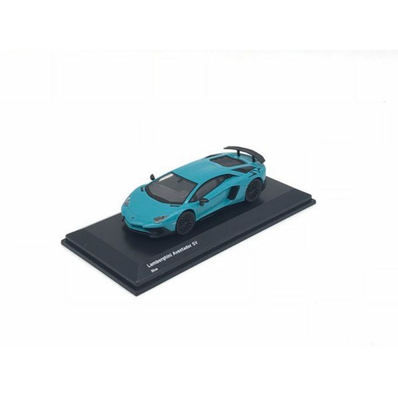 Xe Mô Hình Lamborghini Aventador SV 1:64 Kyosho (Xanh)