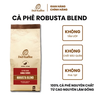 [Tặng Phin] Cà phê Pha Phin Robusta Blend, cà phê nguyên chất 100% - 02kg - D&D Kaffee