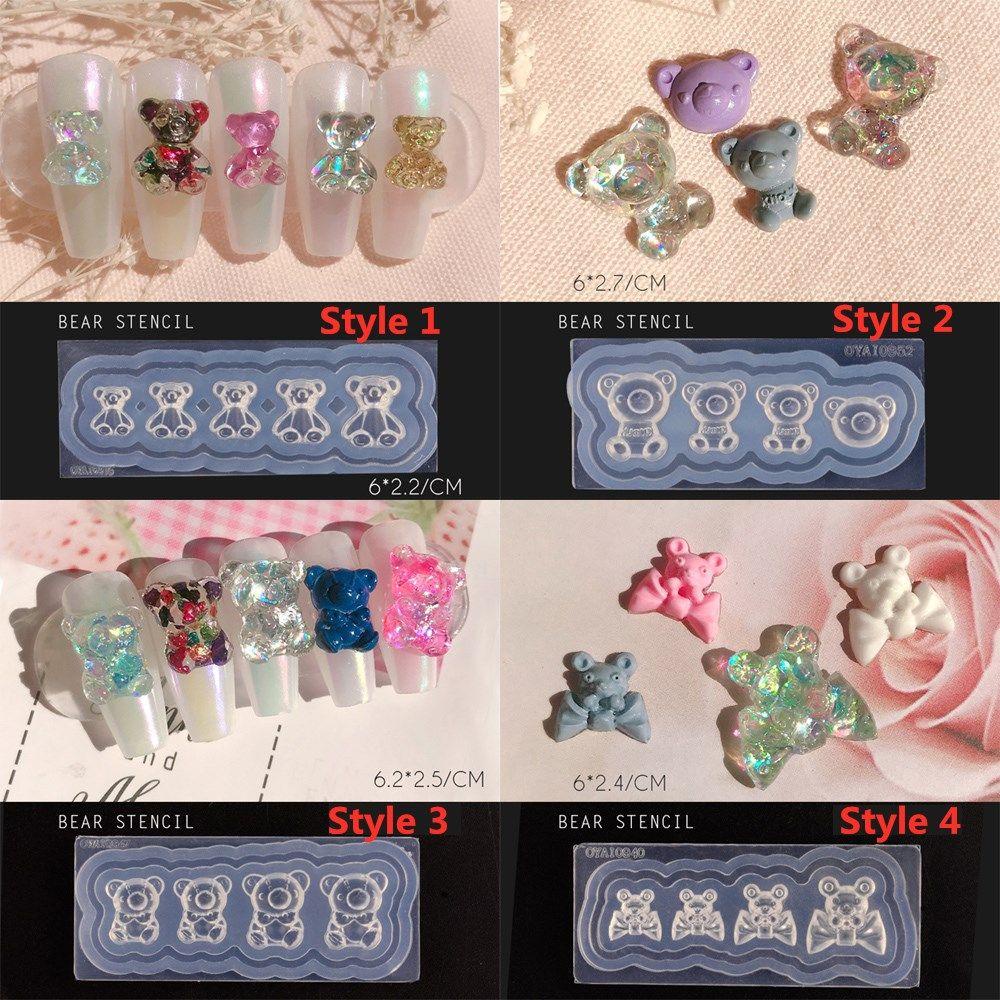 Khuôn Tạo Hình Trang Trí Móng Tay Nghệ Thuật DIY