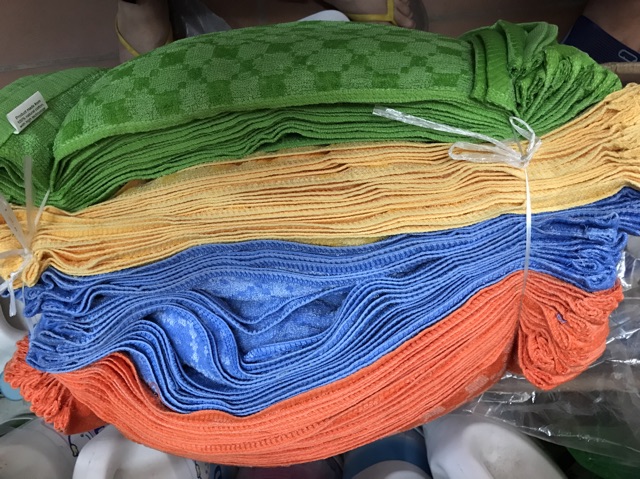 Thanh lý khăn mặt bông hàng chuẩn Việt