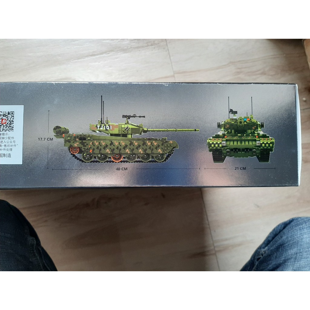 Lắp ráp mô hình Xe Tank World TYPE 99 MAIN BATTLE TANKS Panlos 632002
