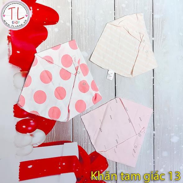 Combo 3 khăn tam giác cho bé - Khăn yếm tam giác cho bé
