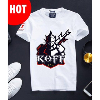 🔥FLASH SALE🔥 Áo thun team KOFF màu trắng đẹp giá rẻ | Áo in hình team FREE FIRE