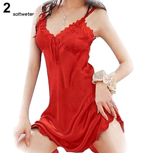 Đầm ngủ phối ren thời trang cho nữ