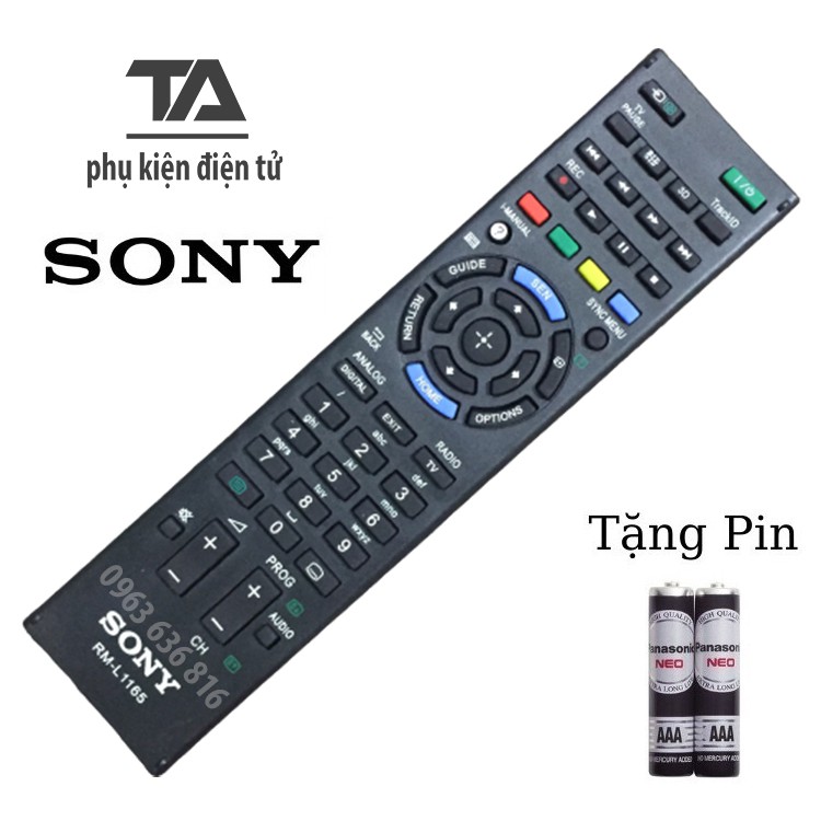 [FREESHIP 50K] Remote tivi sony ✔ Điều khiển Tivi Sony RM-L1165