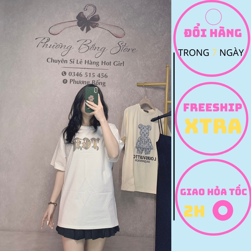 Áo phông tay cộc nữ Cotton thoáng mát